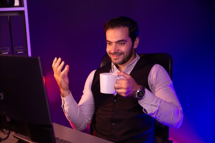 Tim glamor4d bekerja di studio produksi live dealer